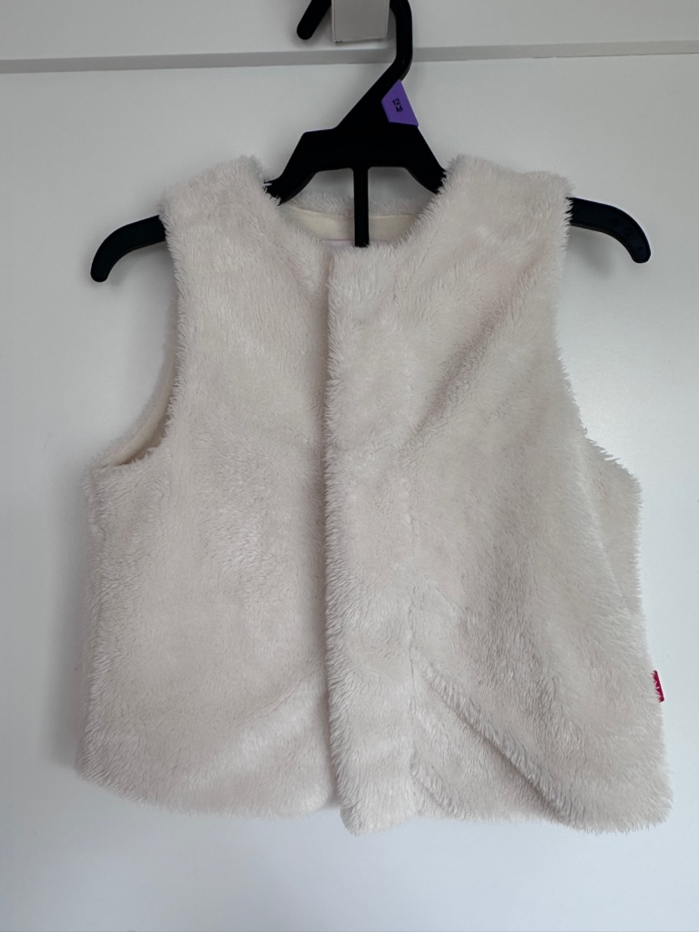 Soft Cream Faux-Fur Kids Vest - Cozy Warm Layering Piece Magnetic Close Fashion